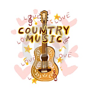 Poster Ã¢â¬ÅI Love Country MusicÃ¢â¬Â photo